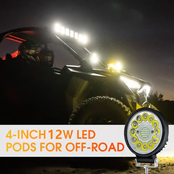 4-inch 12W LED Pod for Off-Road