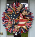 🌟Rustic Patriotic Stars Wreath