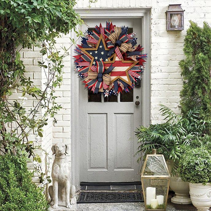 🌟Rustic Patriotic Stars Wreath